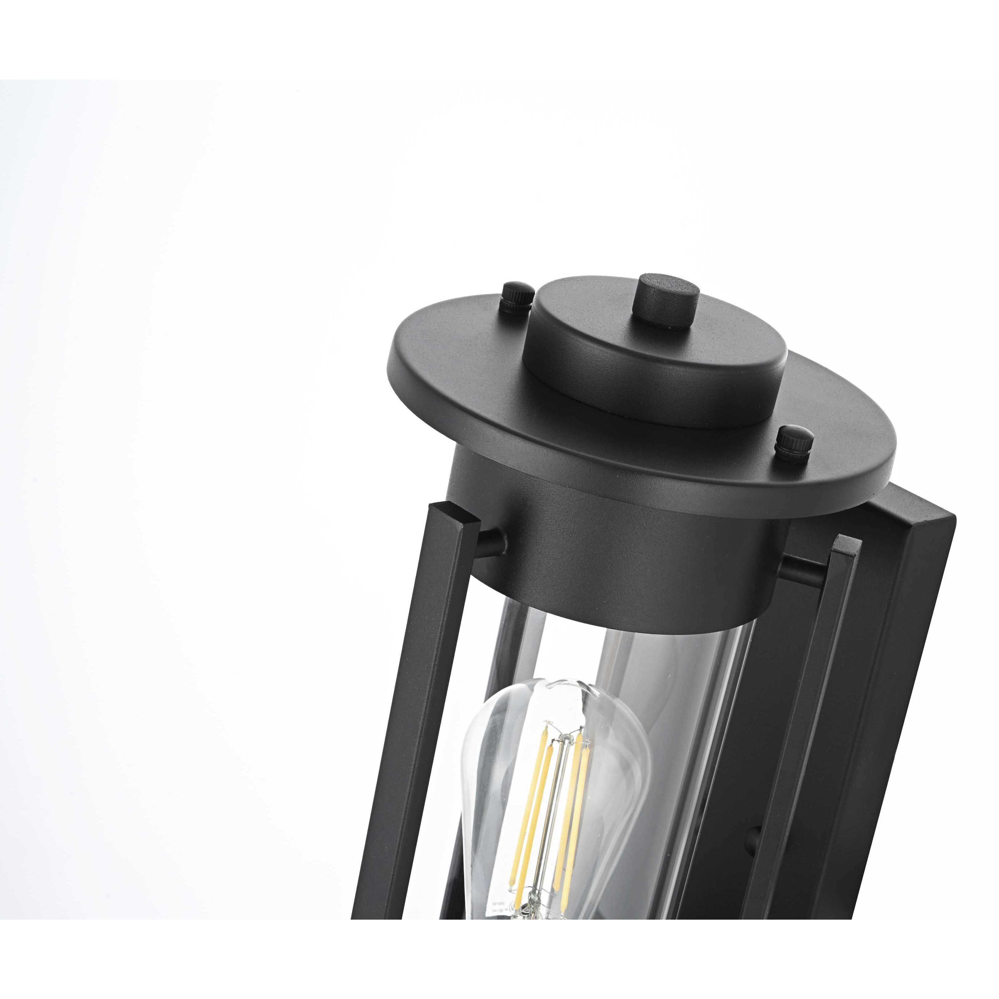 Bucknell 1 Light 14.5 inch Black Outdoor Wall Sconce