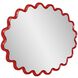Cloud 36 X 24 inch Red Mirror
