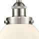 Edison Beacon 1 Light 6 inch Brushed Satin Nickel Mini Pendant Ceiling Light