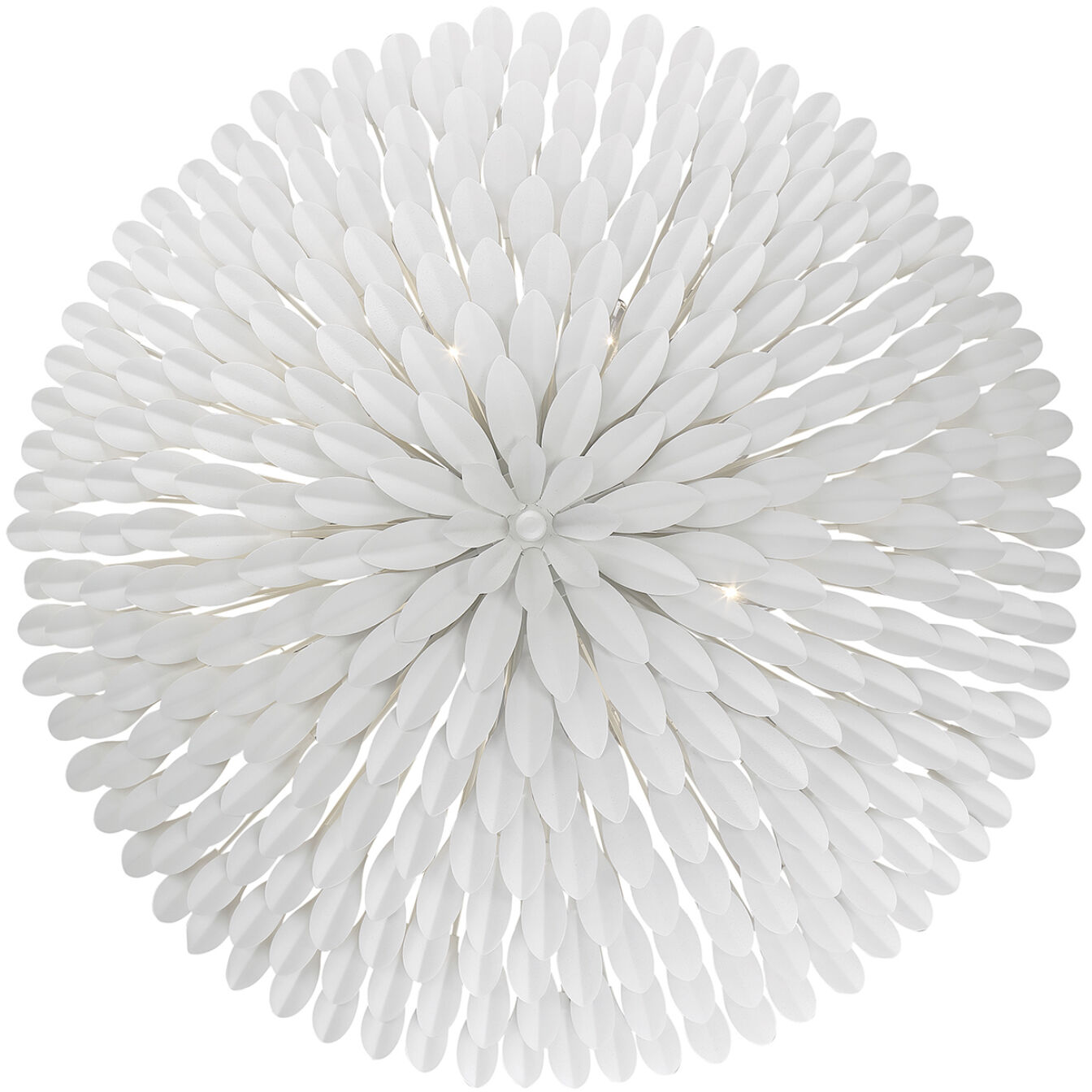 Broche 8 Light 30 inch Matte White Chandelier Ceiling Light