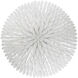 Broche 8 Light 30 inch Matte White Chandelier Ceiling Light
