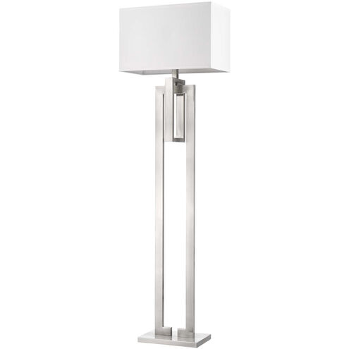 Precision 64 inch 150.00 watt Brushed Nickel Floor Lamp Portable Light