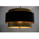 Demetrius 4 Light 24 inch Antique Brass Pendant Ceiling Light