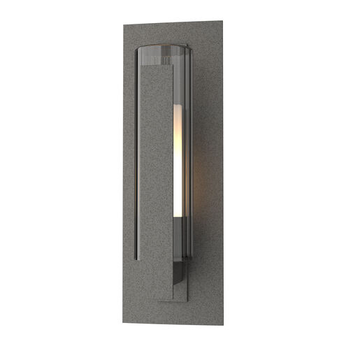 Vertical Bar 1 Light 15 inch Coastal Natural Iron Outdoor Sconce, Small