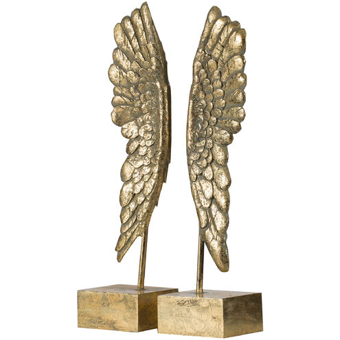 Wing 10 X 4 inch Gold Book Ends