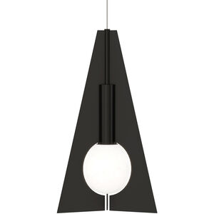 Sean Lavin Mini Orbel 1 Light 120 Nightshade Black Low-Voltage Pendant Ceiling Light in Monopoint, Integrated LED