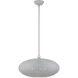 Charlton 3 Light 20 inch Nordic Gray with Brushed Nickel Accents Pendant Ceiling Light