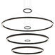 O'hara LED 40 inch Matte Black Chandelier Ceiling Light