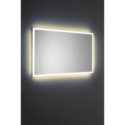 Starlight 48 X 48 inch Black LED Lighted Mirror, Vanita by Oxygen