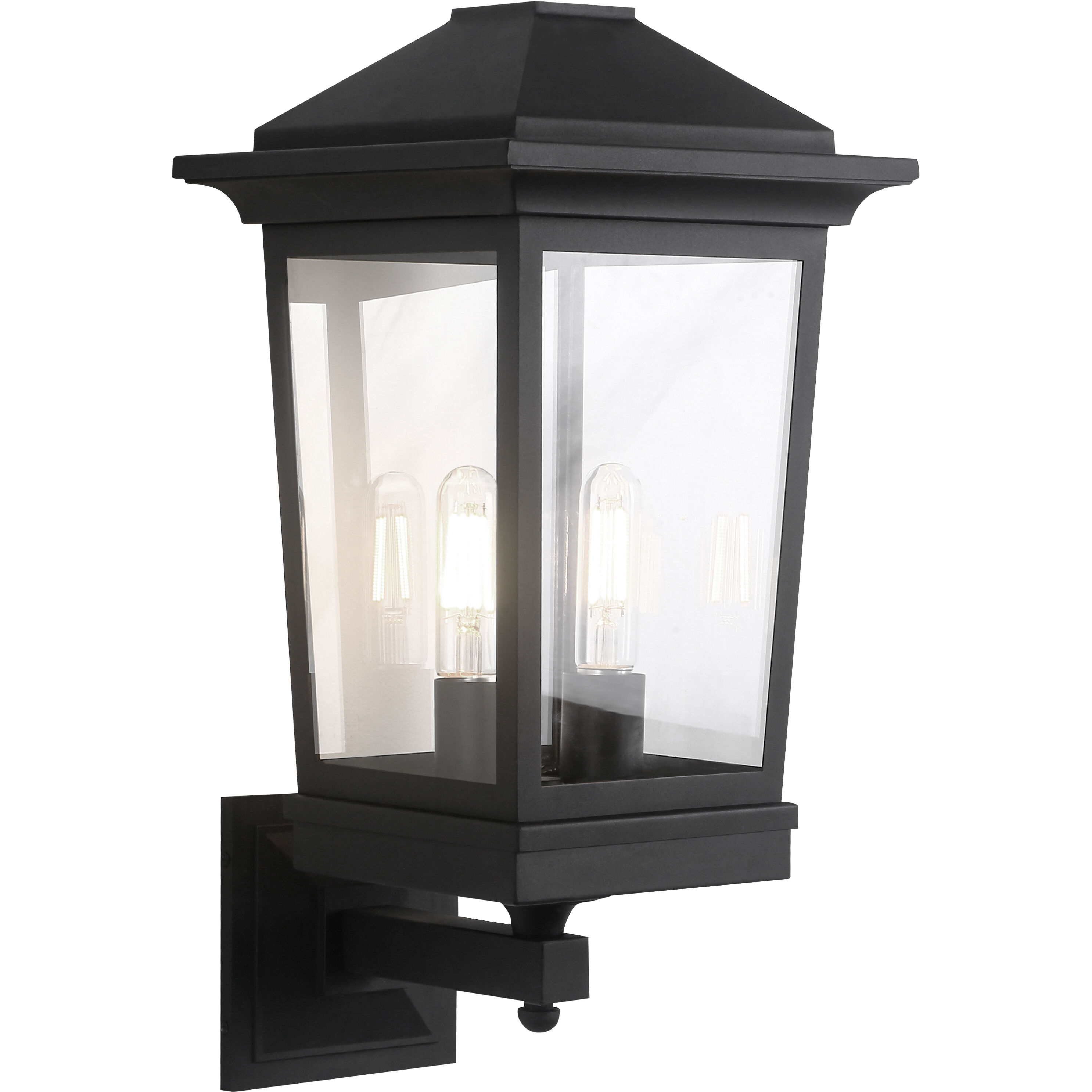 Ardenno 2 Light 19.5 inch Matte Black Outdoor Wall Light