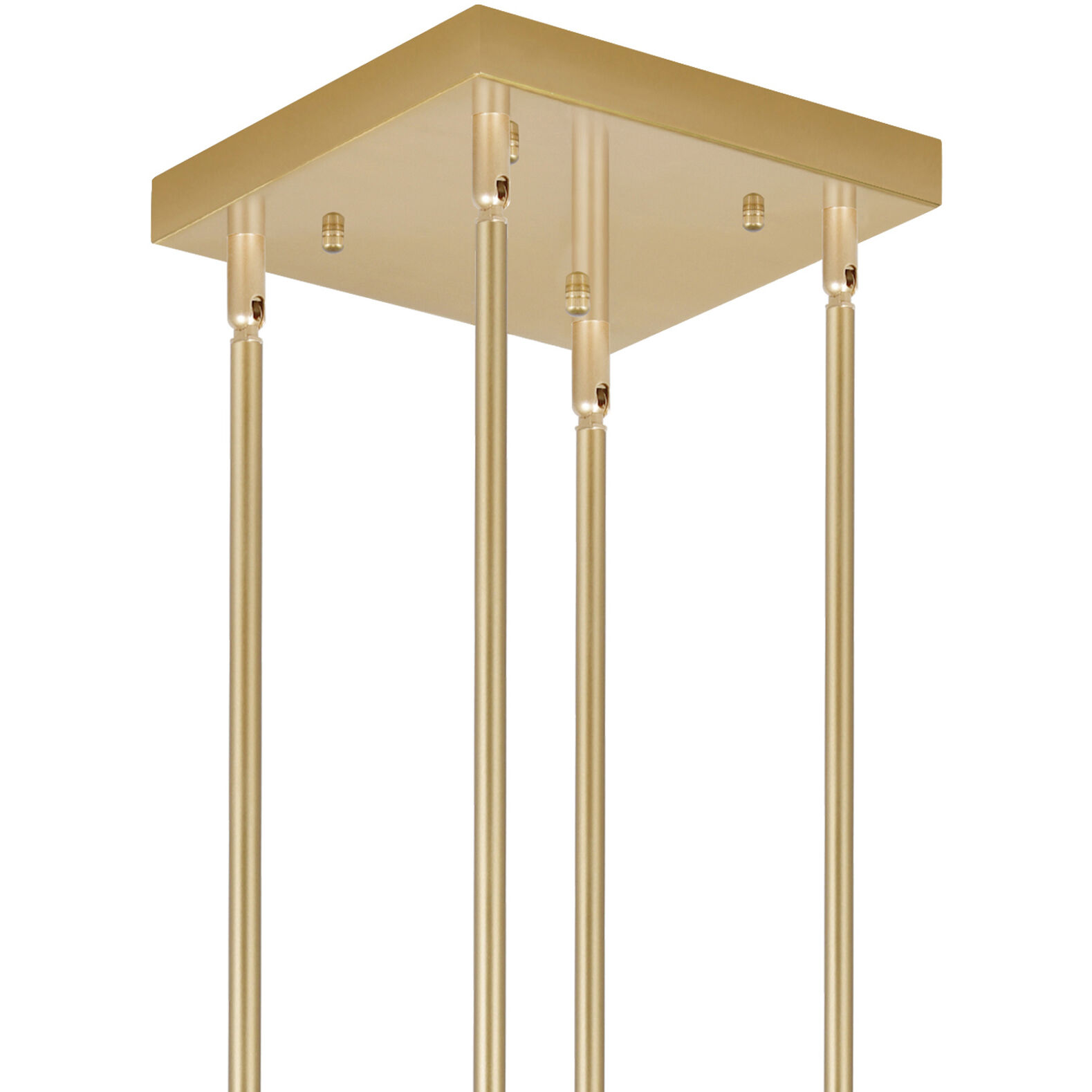 Pipes LED 20 inch Brass Island/Pool Table Light Ceiling Light