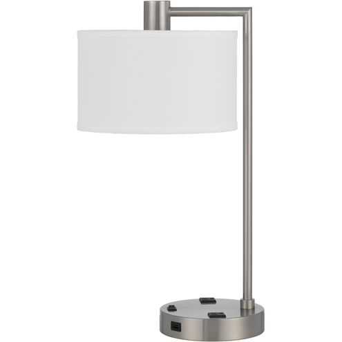 Roanne 22 inch 100.00 watt Brushed Steel Desk Lamp Portable Light