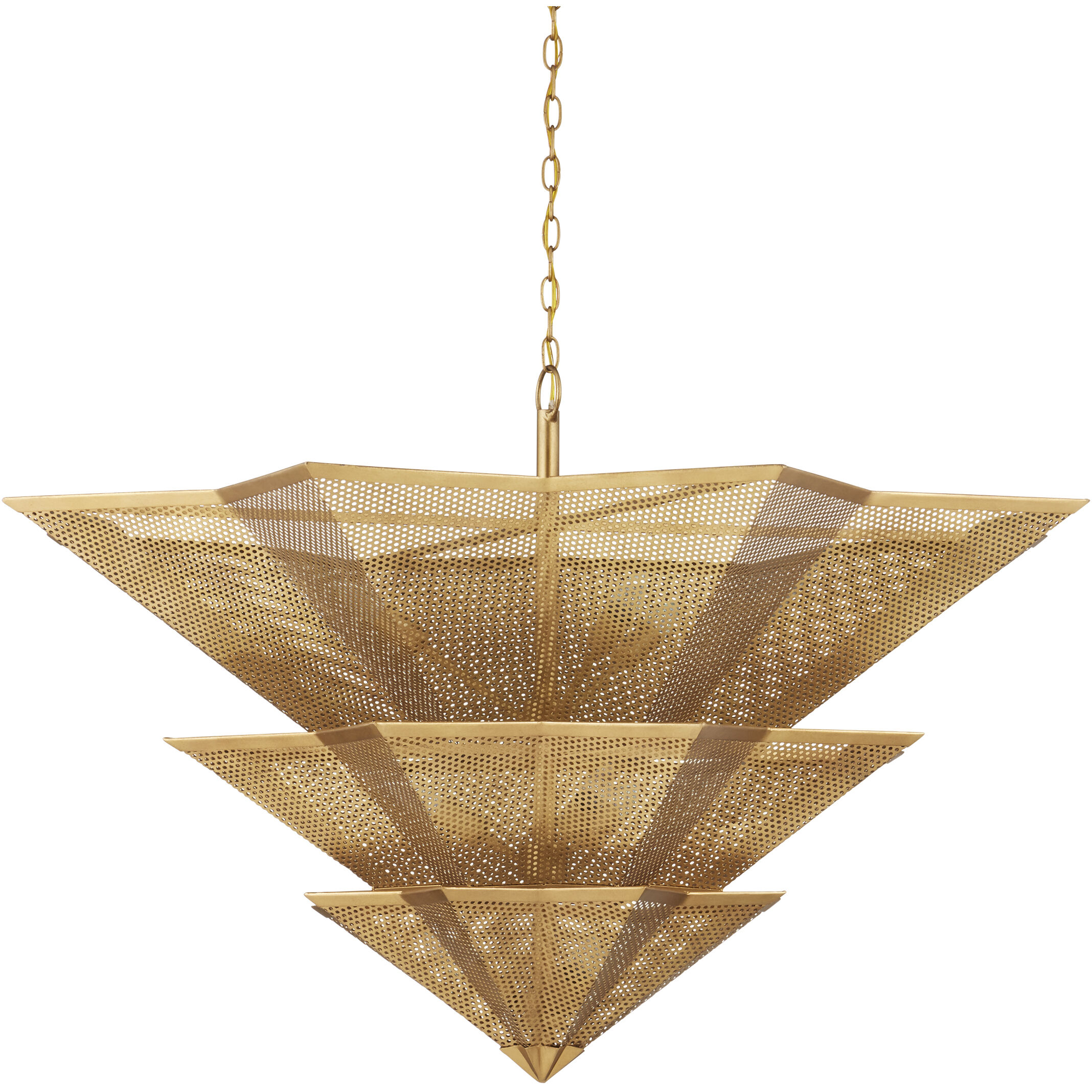 Hanway 9 Light 48.5 inch Antique Gold Leaf Chandelier Ceiling Light