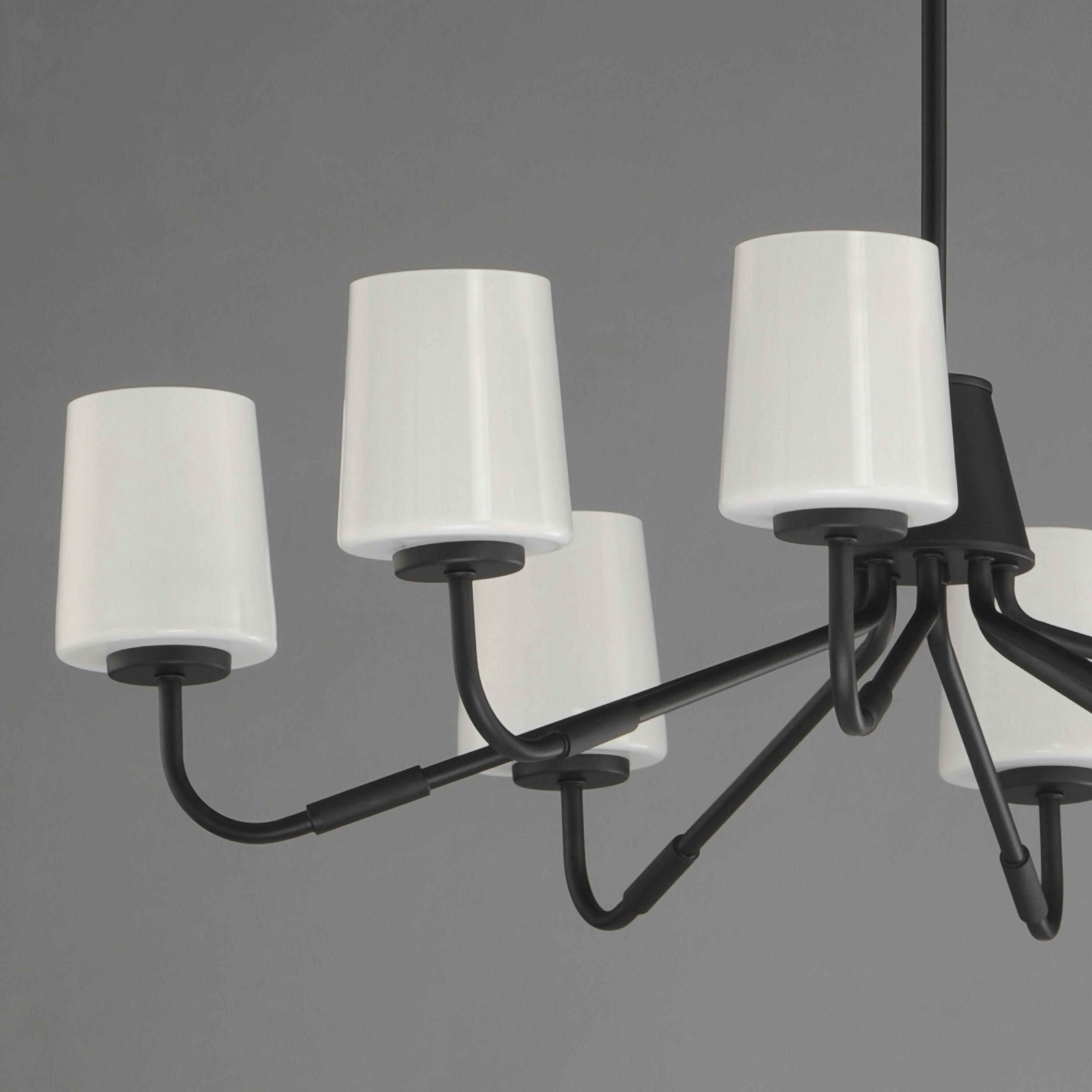 Durham 8 Light 34.25 inch Black Chandelier Ceiling Light
