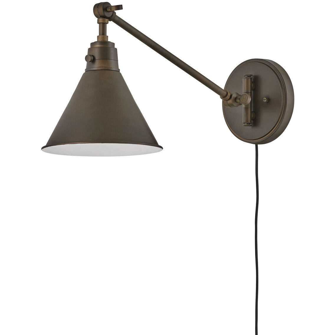 Bronze indoor store wall sconce