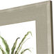 Fern House Blue and Green and White Framed Art