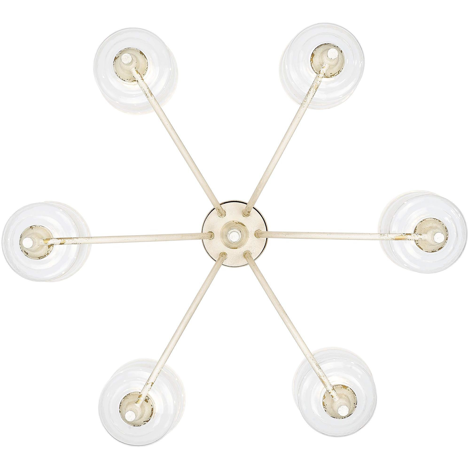 Keating 33.5 inch 60.00 watt Antique Ivory Chandelier Ceiling Light