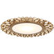 Antares 1 Light 24 inch Antique Brass Flush Mount Ceiling Light