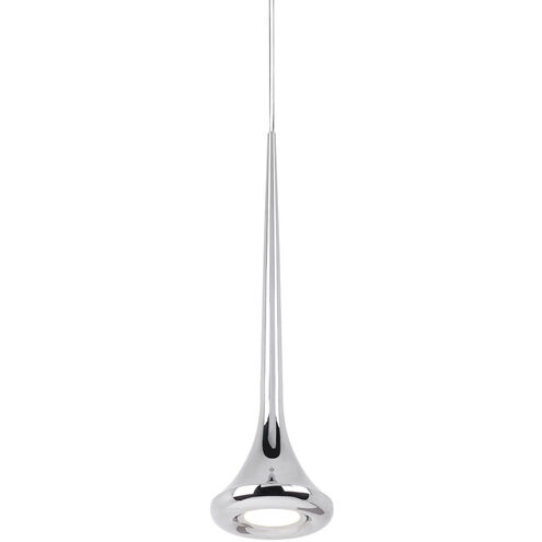 Bach LED 5 inch Chrome Pendant Ceiling Light
