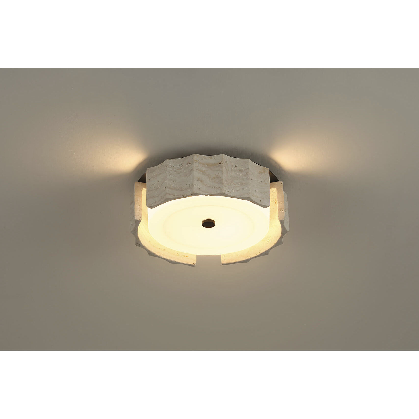 Roslington LED 11.5 inch Matte Black Flush Mount Ceiling Light
