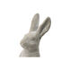 Attentive Standing Rabbit Gray Outdoor Planter