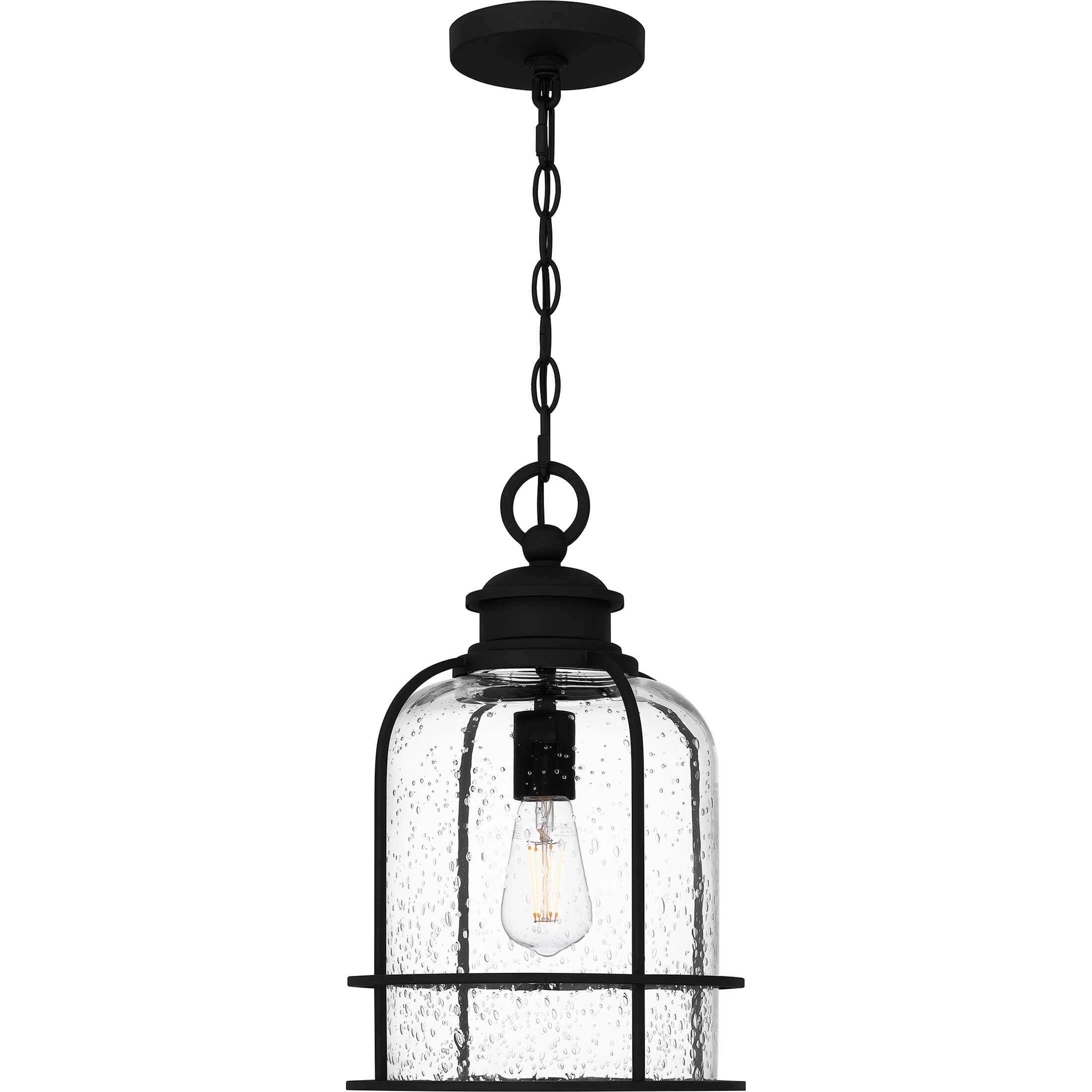Quoizel BWE1510EK Bowles 1 Light 10 inch Earth Black Mini Pendant Ceiling Light