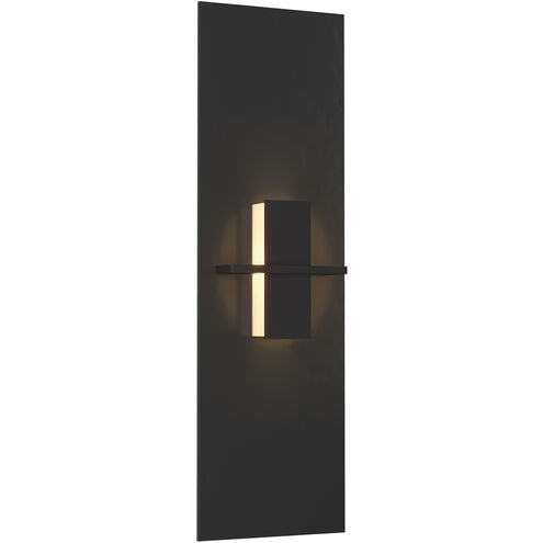 Hubbardton Forge Aperture 1 Light 6.5 inch Black ADA Vertical Sconce Wall Light in White Art 217520-1008 - Open Box