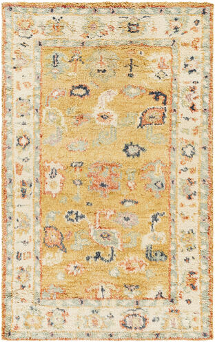 Marrakech 36 X 24 inch Mustard Rug in 2 x 3, Rectangle