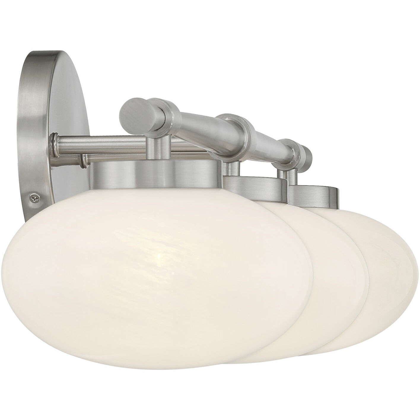 Barrow 3 Light 25 inch Satin Nickel Bathroom Vanity Light Wall Light