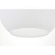 Baxter 1 Light 14 inch Chrome Pendant Ceiling Light