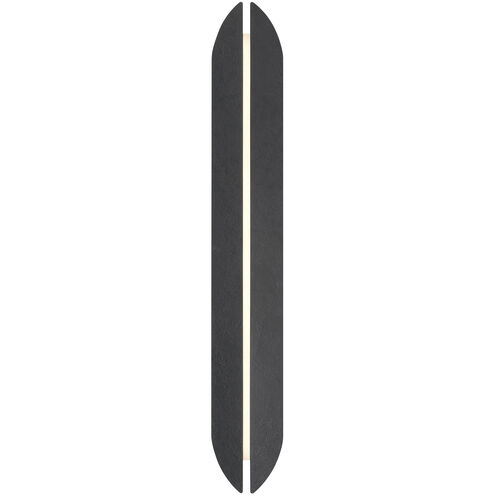 Inntra 1 Light 40 inch Black Outdoor Wall Sconce