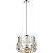 Oberon 3 Light 12.5 inch Chrome Pendant Ceiling Light