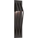 Outdoor Bridge LED 24 inch Statuary Bronze Outdoor Sconce, Tall