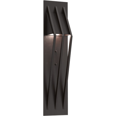 Outdoor Bridge LED 24 inch Statuary Bronze Outdoor Sconce, Tall
