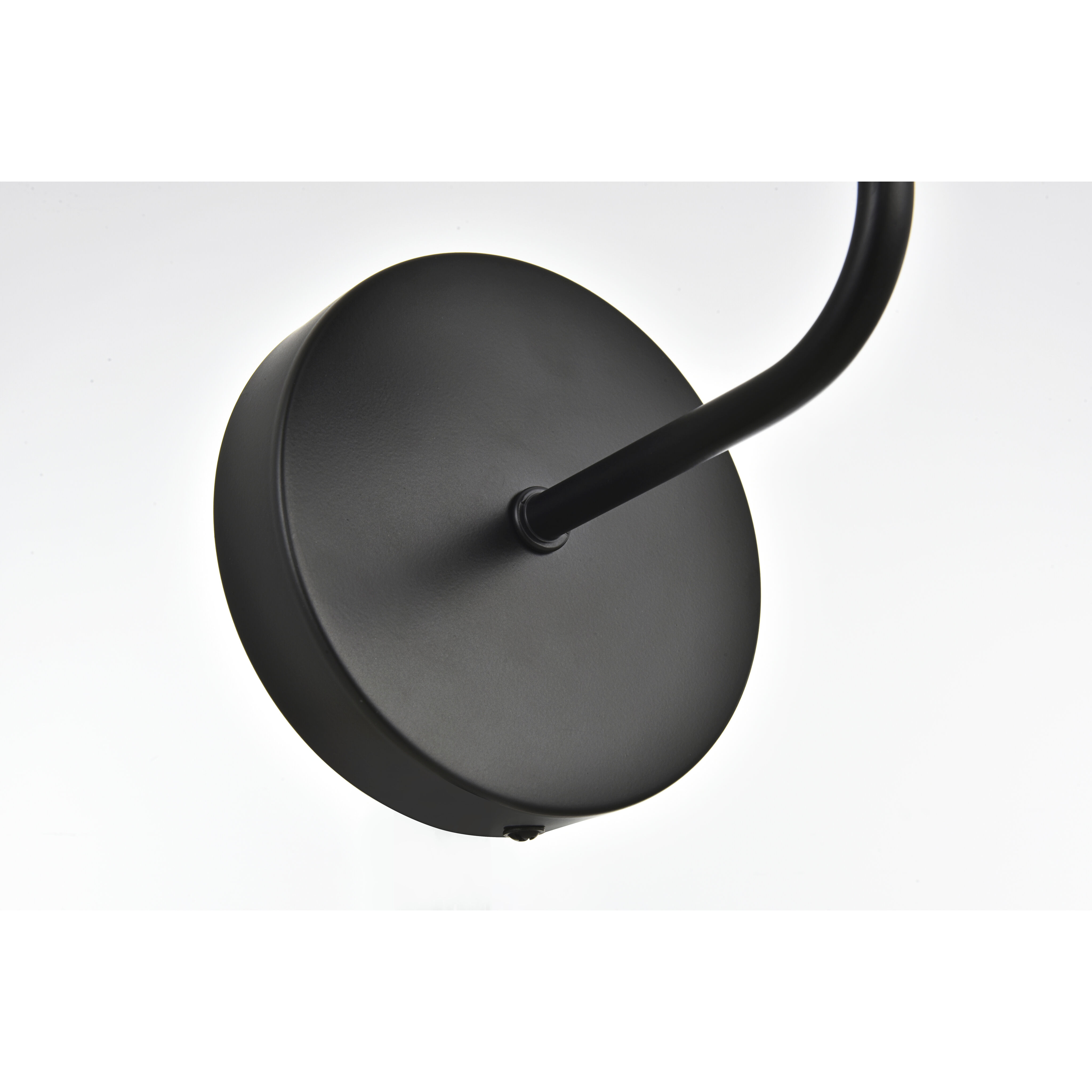 Genesis 1 Light 6 inch Black Bath Sconce Wall Light