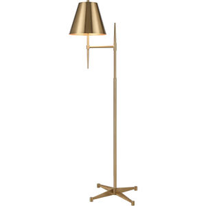 Otus 64 inch 60.00 watt Aged Brass Floor Lamp Portable Light