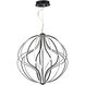 Aura LED 31 inch Black Single Pendant Ceiling Light