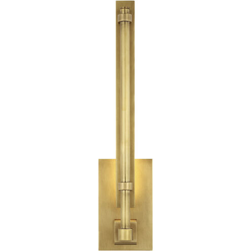 Sean Lavin Kal LED Natural Brass Bath Light Wall Light, Integrated LED