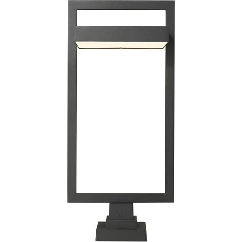 Luttrel LED 31.5 inch Black Outdoor Pier Mounted Fixture