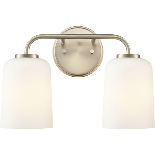 Laphia 2 Light 14 inch Modern Gold Vanity Light Wall Light