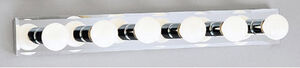 Designers Fountain Signature 6 Light Bath Bar in Beveled Mirror 4446