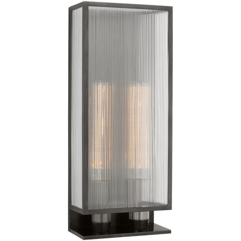 Barbara Barry York LED 24.25 inch Bronze Double Box Outdoor Sconce