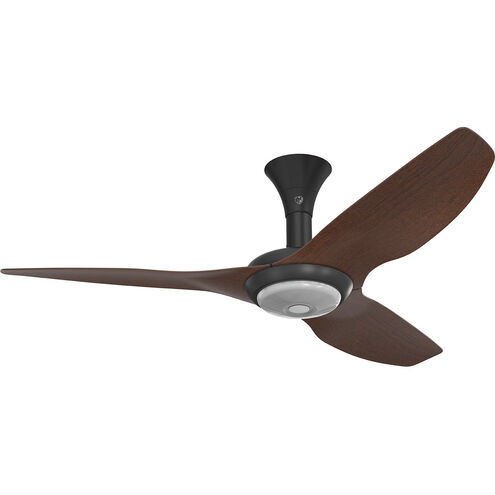 Haiku 52 inch Black with Cocoa Wood Grain Blades Outdoor Ceiling Fan