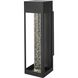Amaris 1 Light 19 inch Black Outdoor Wall Sconce