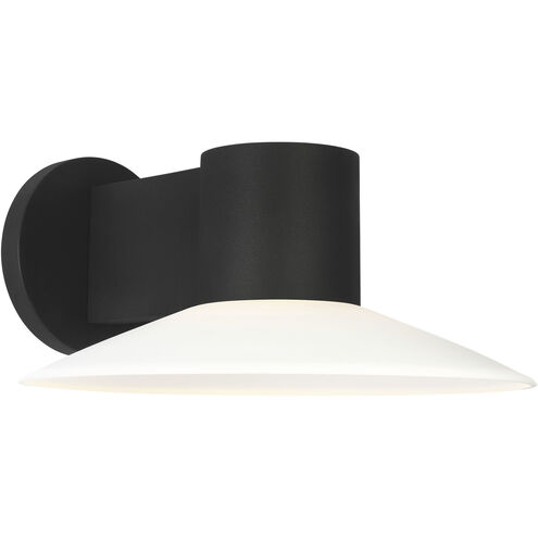 Barbara Barry Focal LED 8.5 inch Textured Black Outdoor Sconce