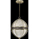 Mirage 3 Light 18.75 inch Gold Pendant Ceiling Light
