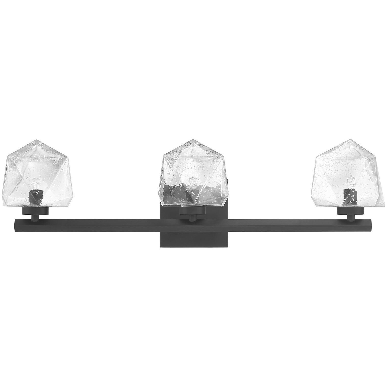 Castello LED 25 inch Matte Black Bathroom Vanity Light Wall Light