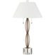 Mizner 28.75 inch 7 watt Antique Brass and Clear Table Lamp Portable Light
