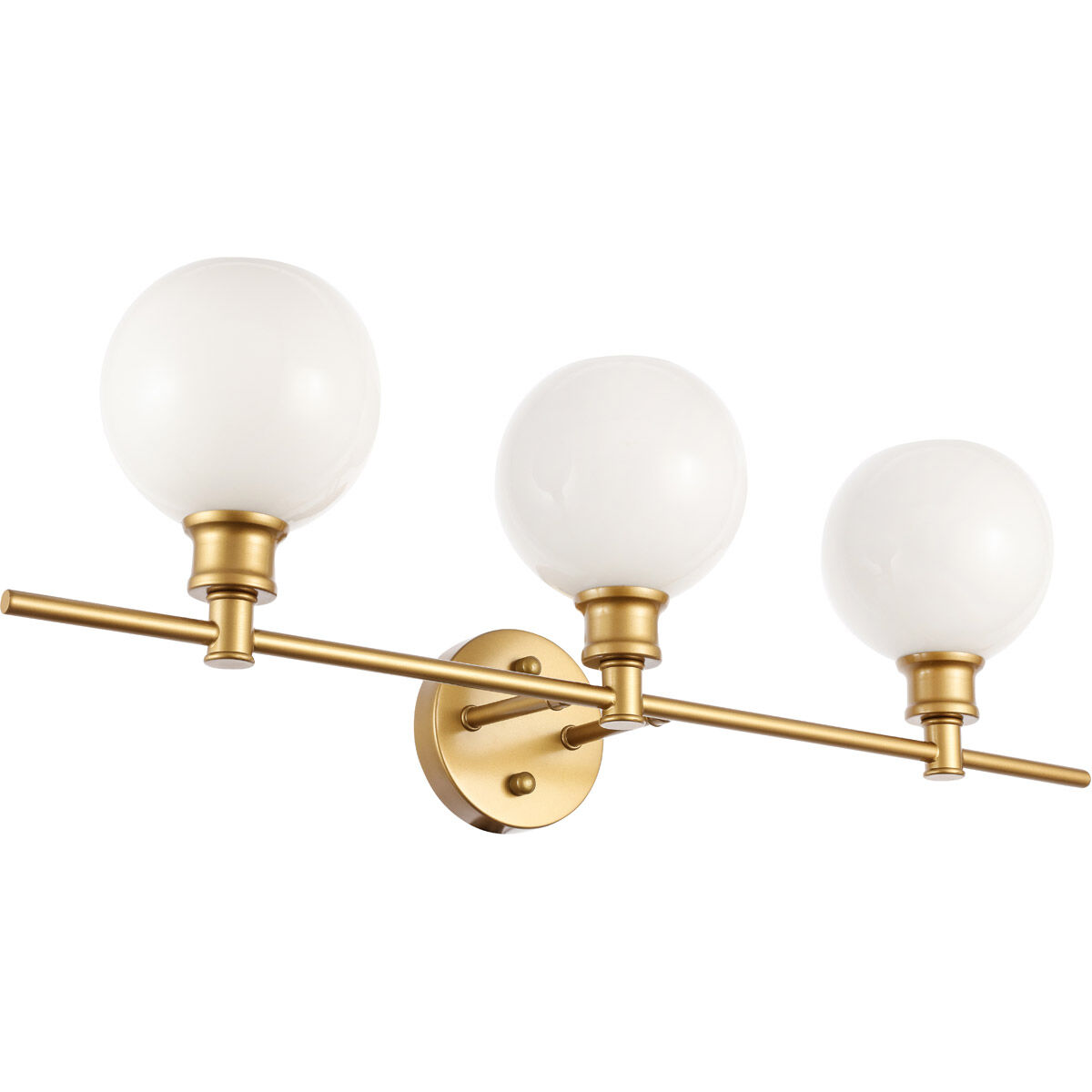 Syracuse 3 Light 28 inch Brass Wall sconce Wall Light
