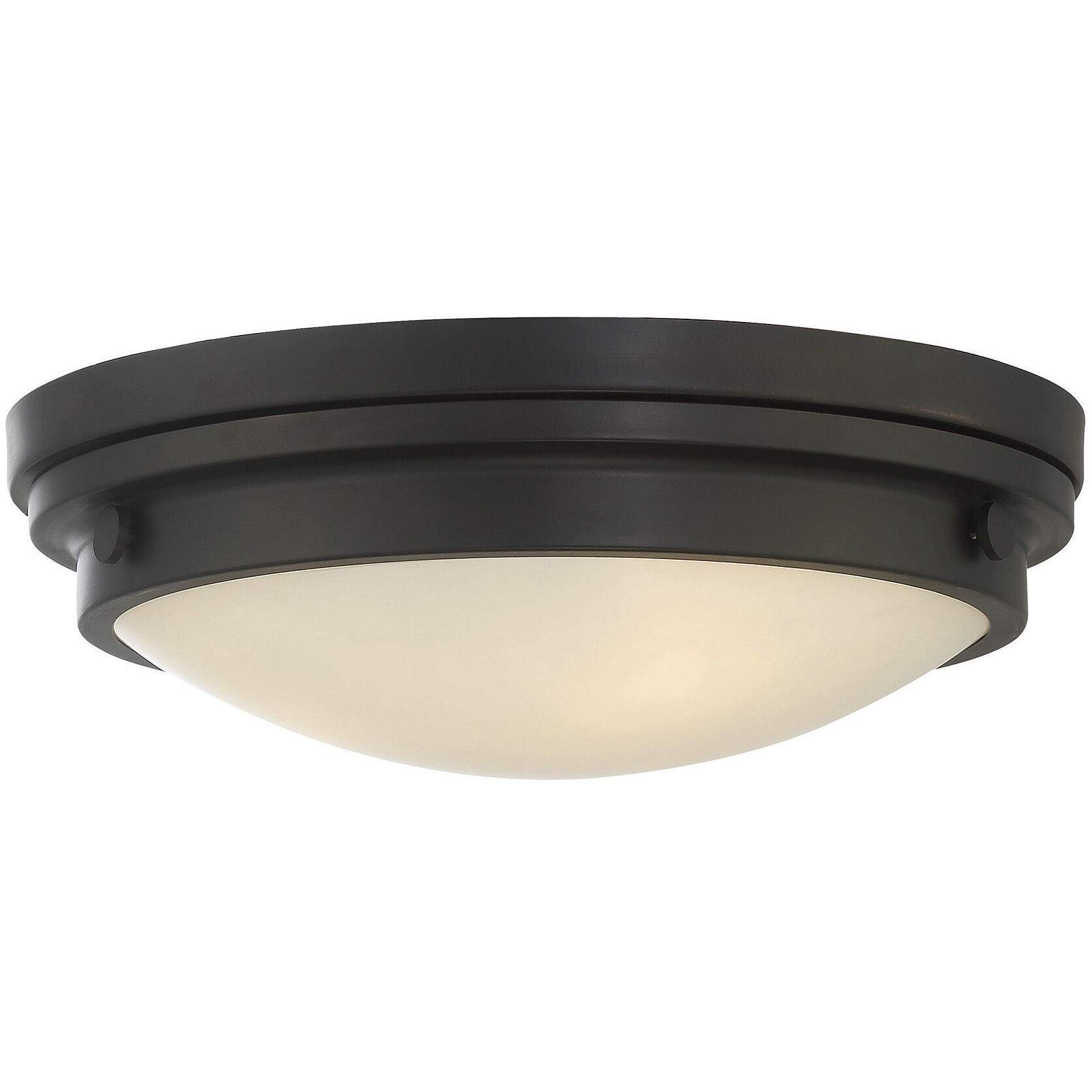 Lucerne 2 Light 13.25 inch English Bronze Flush Mount Ceiling Light, Essentials